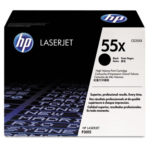 HP -55X（CE255X）高印量黑色原厂LaserJet碳粉盒CE255X（DMi EA...
