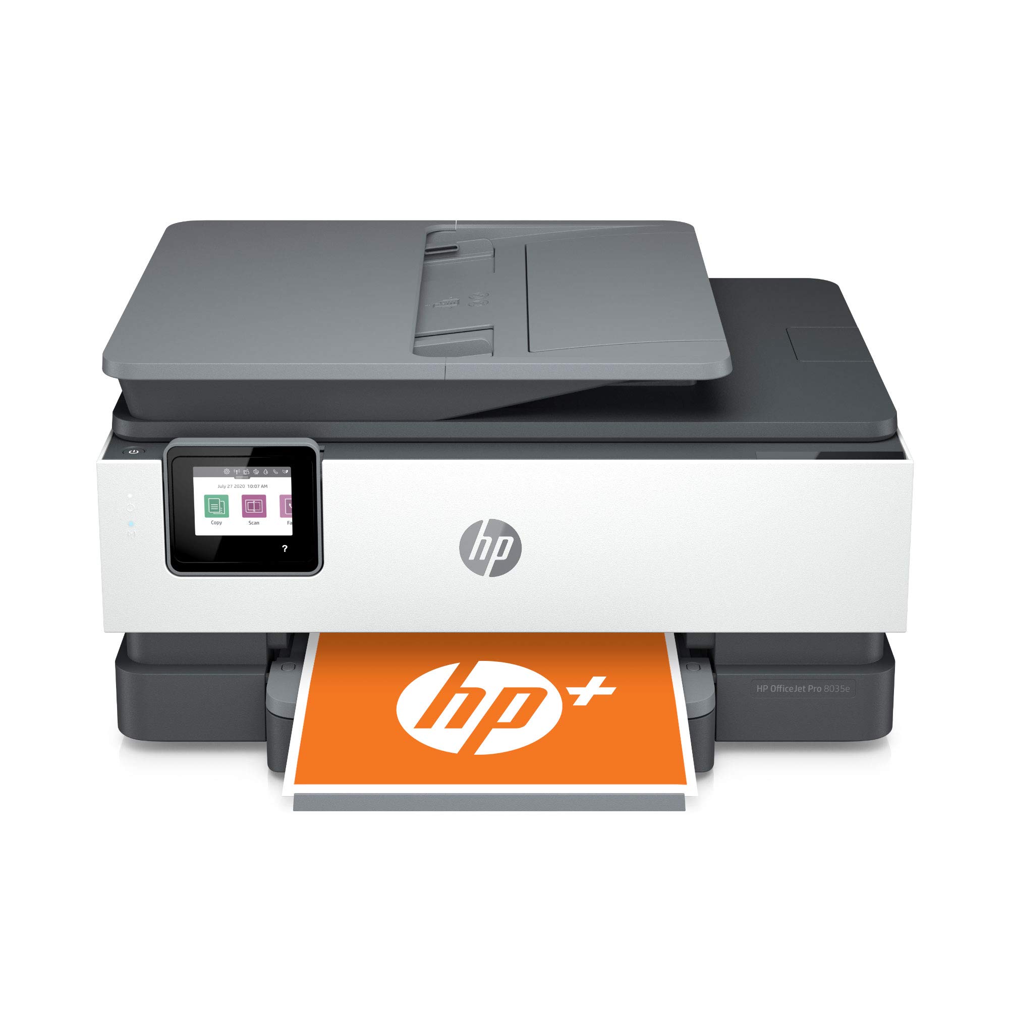 HP OfficeJet Pro 8035e 无线彩色一体机打印机（玄武岩），具有长达 12 个月的 Instant Ink + (1L0H6A)