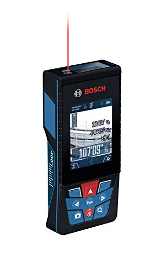 Bosch GLM400CL Blaze 户外 400 英尺蓝牙连接激光测量，带摄像头和锂离子电池