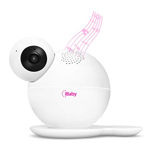  iBaby 智能WiFi婴儿监护器M7 Lite，1080P全高清摄像头，双向通话，温度传感器，夜视，唤醒和就寝时间音乐，带有适用于Android和iOS的Smartphone应用程序的远...
