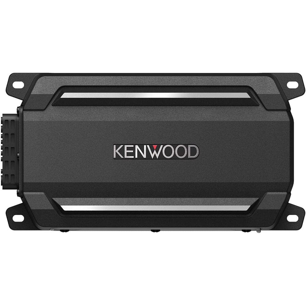 KENWOOD KAC-M5024BT 紧凑型 4 通道 600 瓦汽车放大器，带蓝牙流媒体功能。专为船舶、A...
