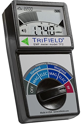 TriField 电场、射频 (RF) 场、磁场强度计 -EMF 计型号 TF2 - 用 1 台设备检测 3 种类型的电磁辐射 - 美国制造