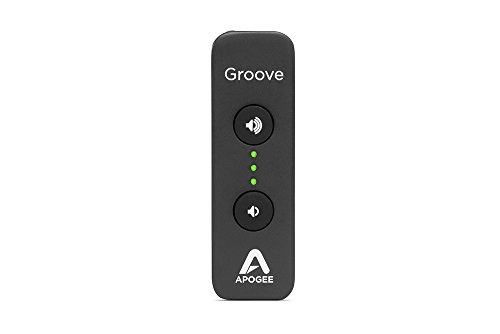 Apogee GROOVE - 便携式 USB 耳机放大器和 DAC，总线供电，适用于 Mac 和 PC，美国制造