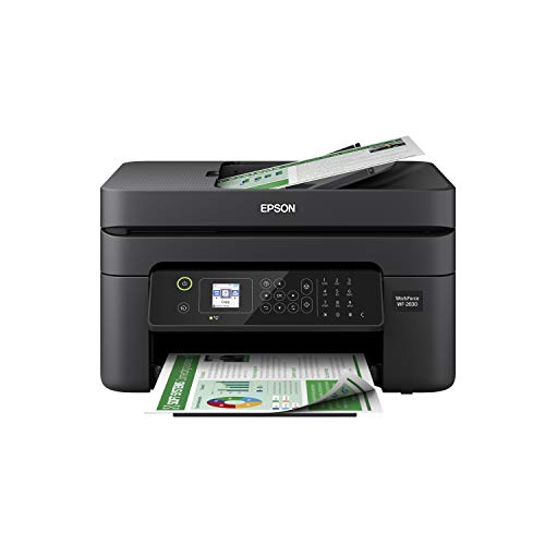 Epson Workforce WF-2830 具有扫描仪、复印机和传真功能的一体化无线彩色打印机