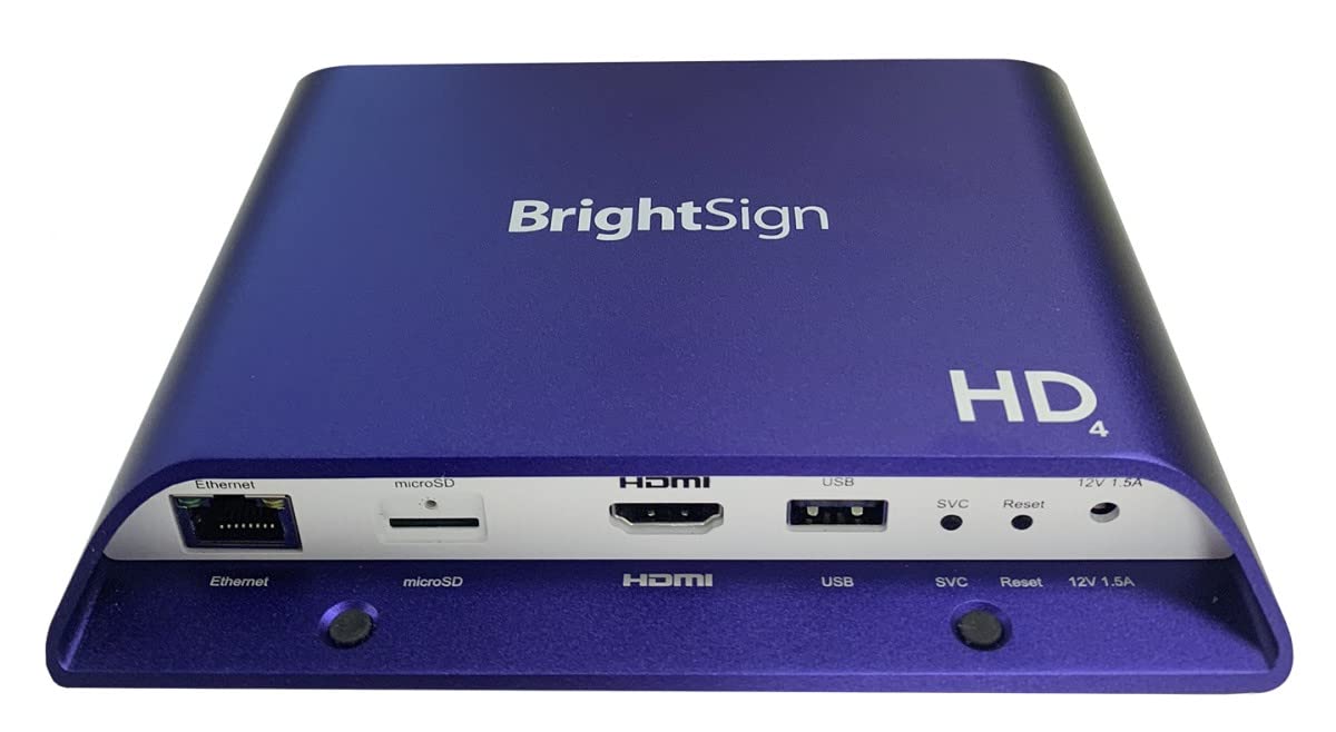 BrightSign HD1024 |全高清扩展 I/O HTML5 播放器