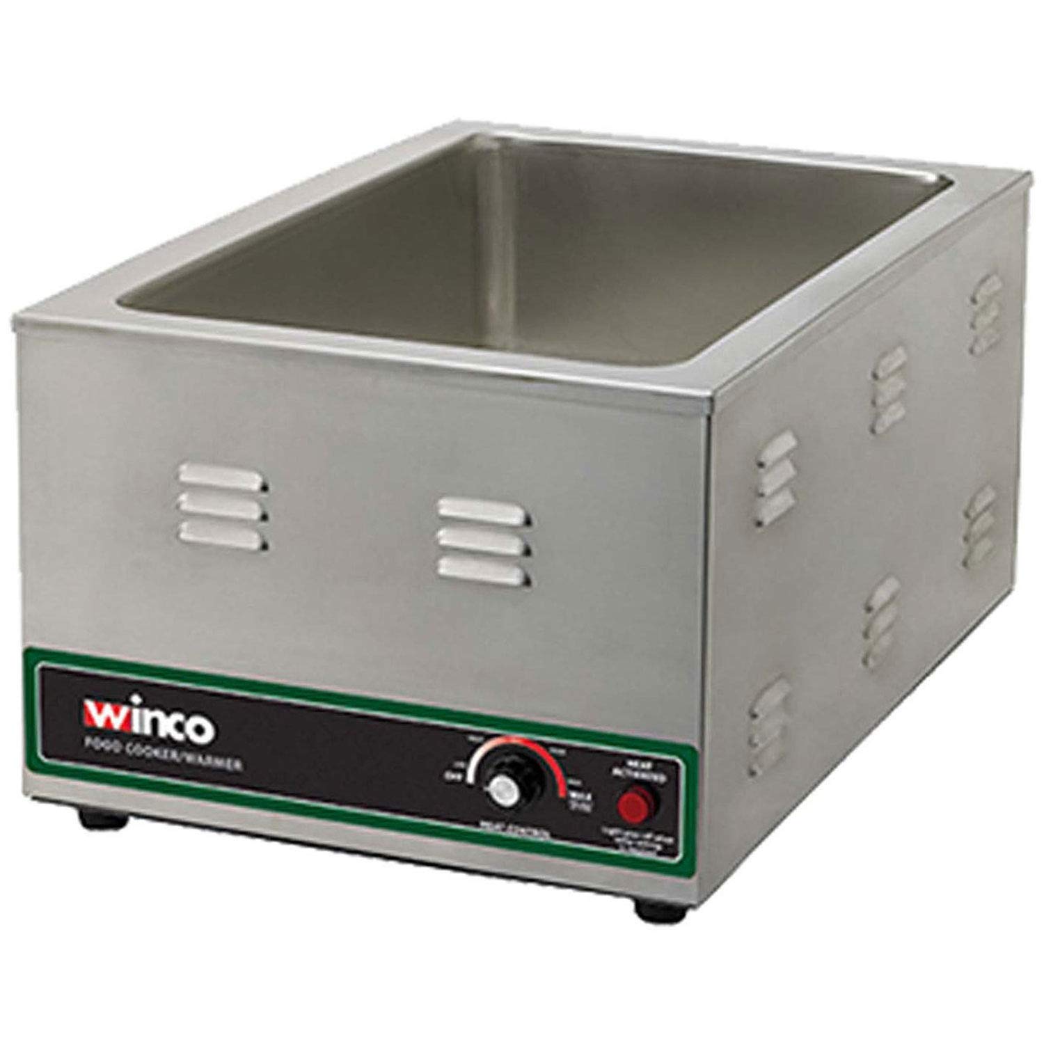 Winco FW-S600 电饭锅/保温器，1500 瓦，不锈钢，中型