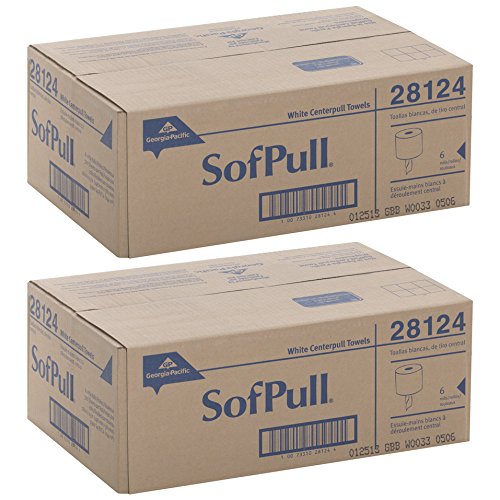 Georgia-Pacific GPC28124 - GP PRO 的 SofPull Centerpull 常规容量纸巾