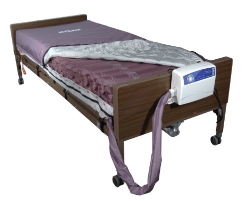 Drive Medical Med Aire低气压损失床垫更换系统，交变压力，深紫色，8'