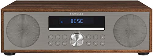 Crosley CR3501A-WA 弗利特伍德蓝牙 FM 时钟收音机和 CD 播放器