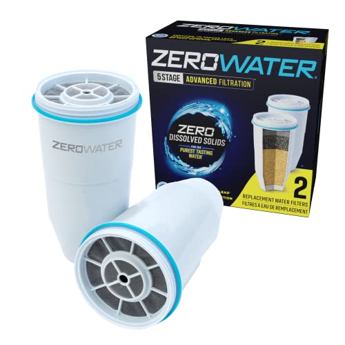 ZeroWater 5 级水过滤器更换，经 NSF 认证可减少铅