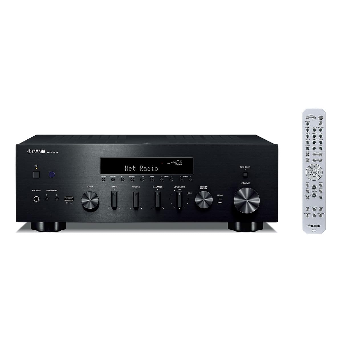 Yamaha Audio R-N600A Network Receiver with Streaming, P...