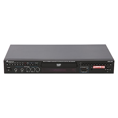 Acesonic DGX 220 HDMI 多格式卡拉 OK 播放器，带 4X CDG 到 MP3G 转换器和数字录音