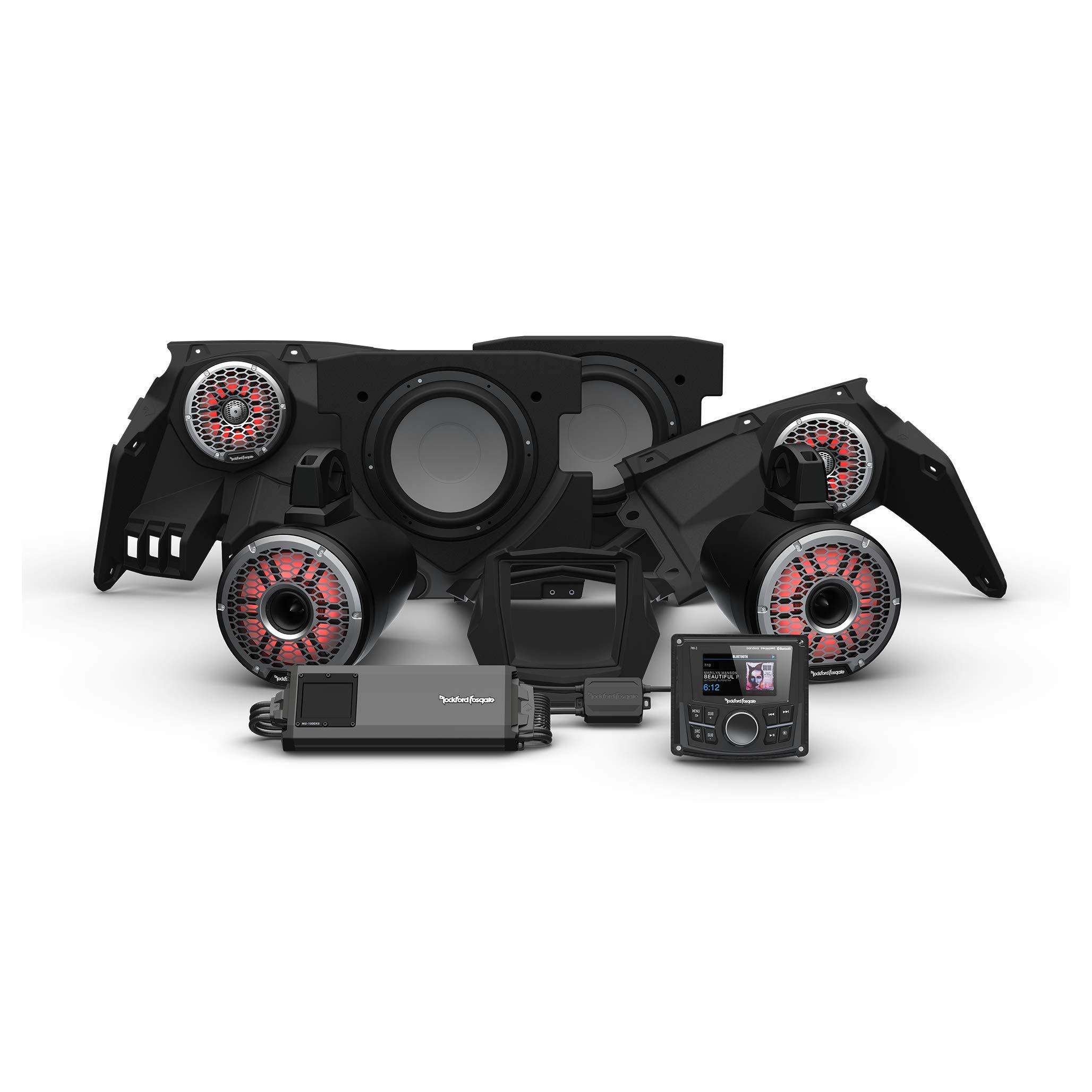 Rockford Fosgate X317-STG6 Audio Kit: PMX-3 Rece...