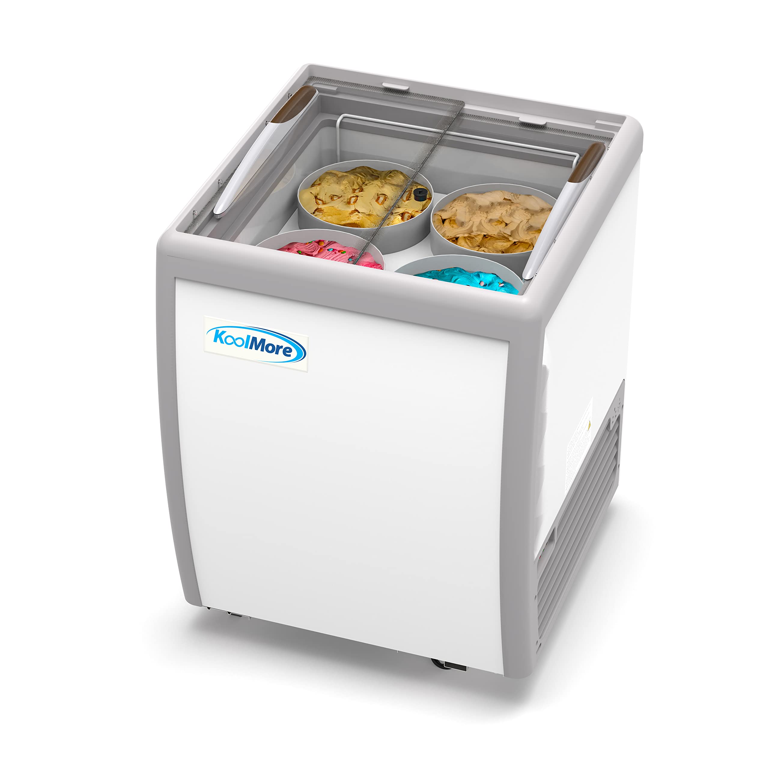 KoolMore 26 inch Commercial Ice Cream Dipping Ca...