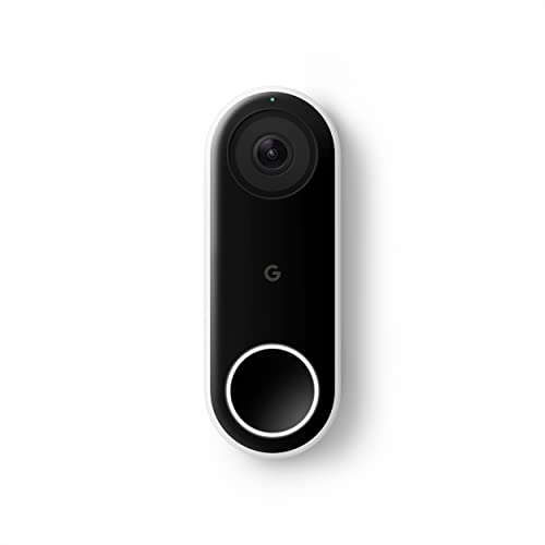  Google Nest Doorbell（有线） - 以前称为 Nest Hello - 具有 24/7 流媒体功能的视频门铃 - 家庭智能门铃摄像头，具有 HDR 视频、高清通话和收听、夜视和人员警报...