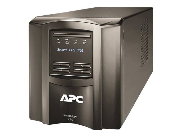 APC 具有纯正弦波输出的 Smart-UPS 750VA UPS 电池备份 (SMT750)...