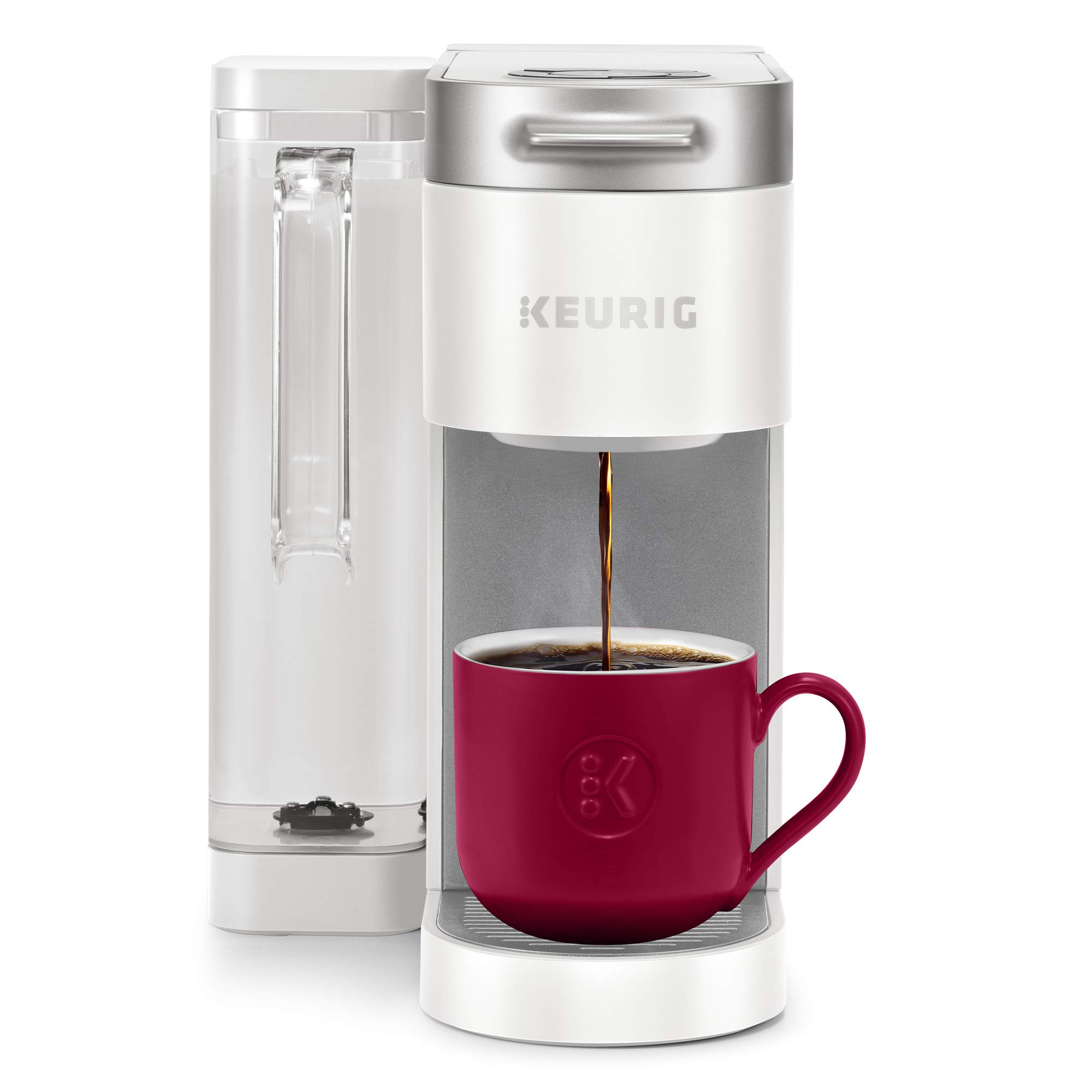 Keurig K-Supreme 单份 K-Cup Pod 咖啡机，MultiStream 技术，白色...