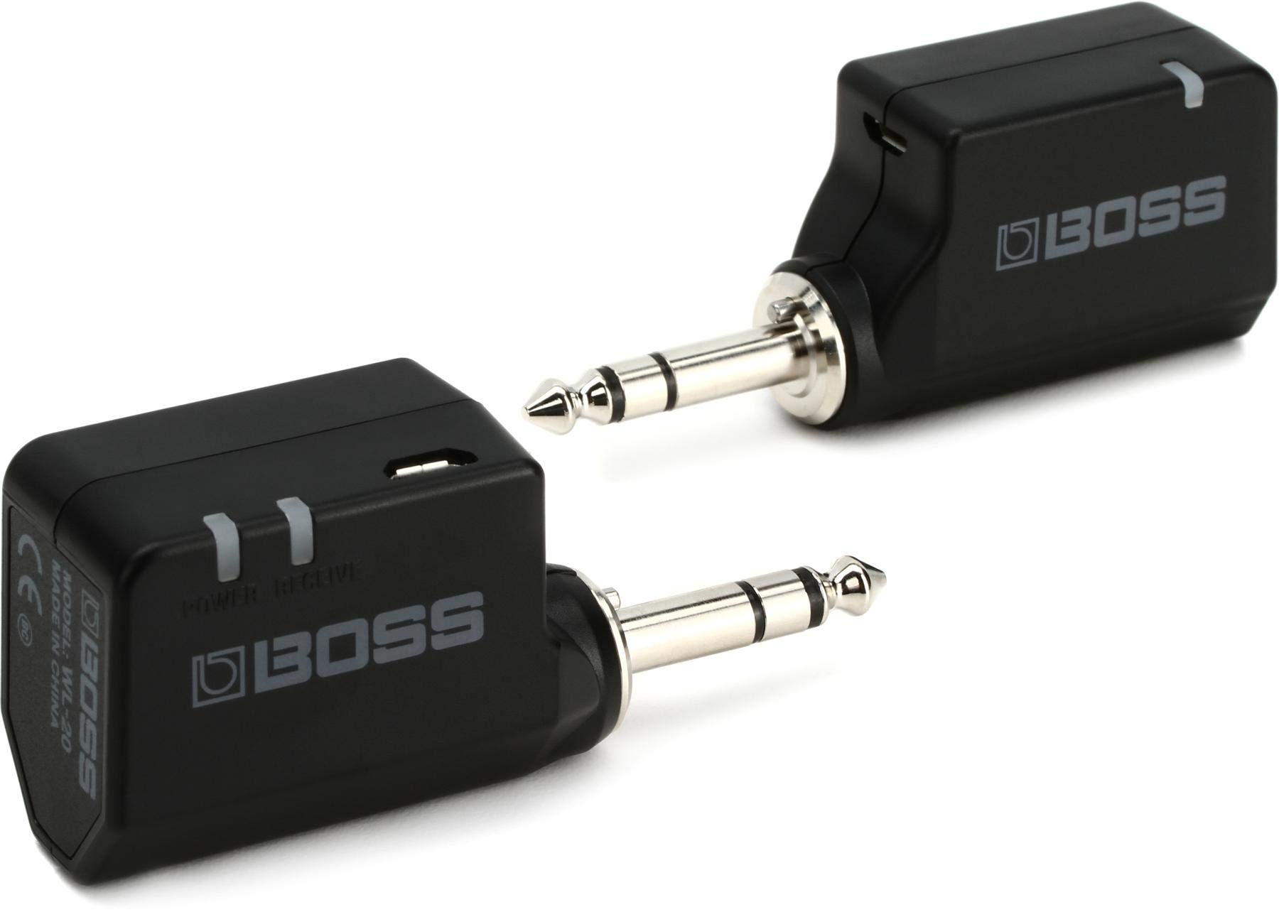 Boss WL-20 数字无线吉他系统，带电缆音模拟