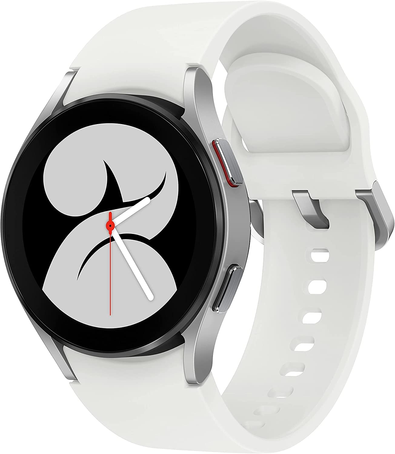 Samsung Galaxy Watch 4 蓝牙和 GPS 智能手表，40 毫米 - 银色