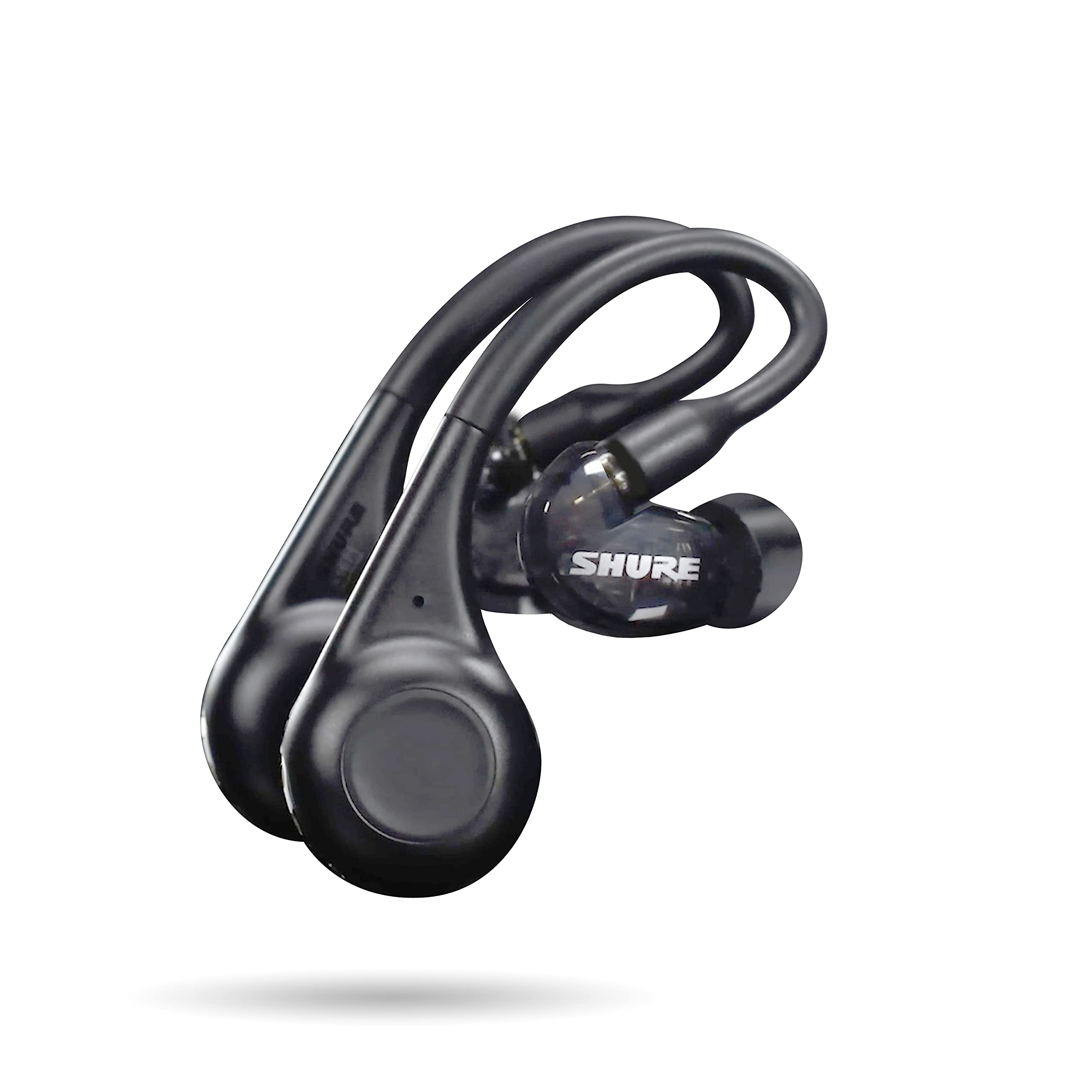 Shure AONIC 215 TW2 真正无线隔音耳塞，采用蓝牙 5 技术，优质音频，深沉低音，牢固贴合耳罩式，电池续航时间 32 小时，指尖控制 -（第 2 代） - 黑色