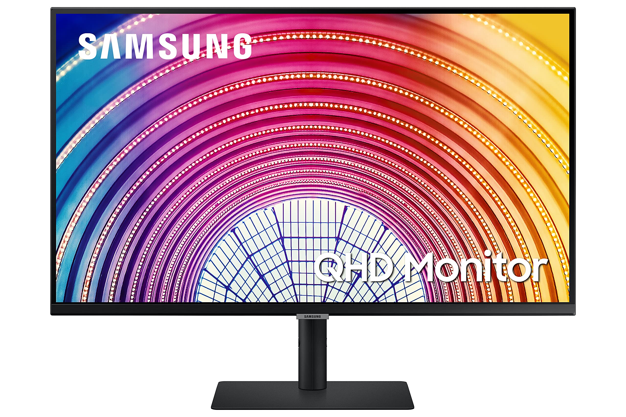 Samsung 24 英寸 QHD 电脑显示器，75Hz，HDMI 显示器，垂直显示器，1440p IPS 显...