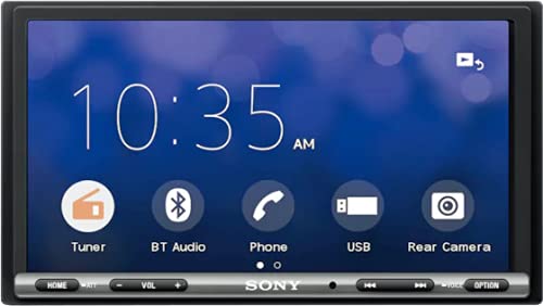 Sony 6.95 英寸 - Apple Car Play/Android Auto 数字媒体接收器，带蓝牙和倒车摄像头输入