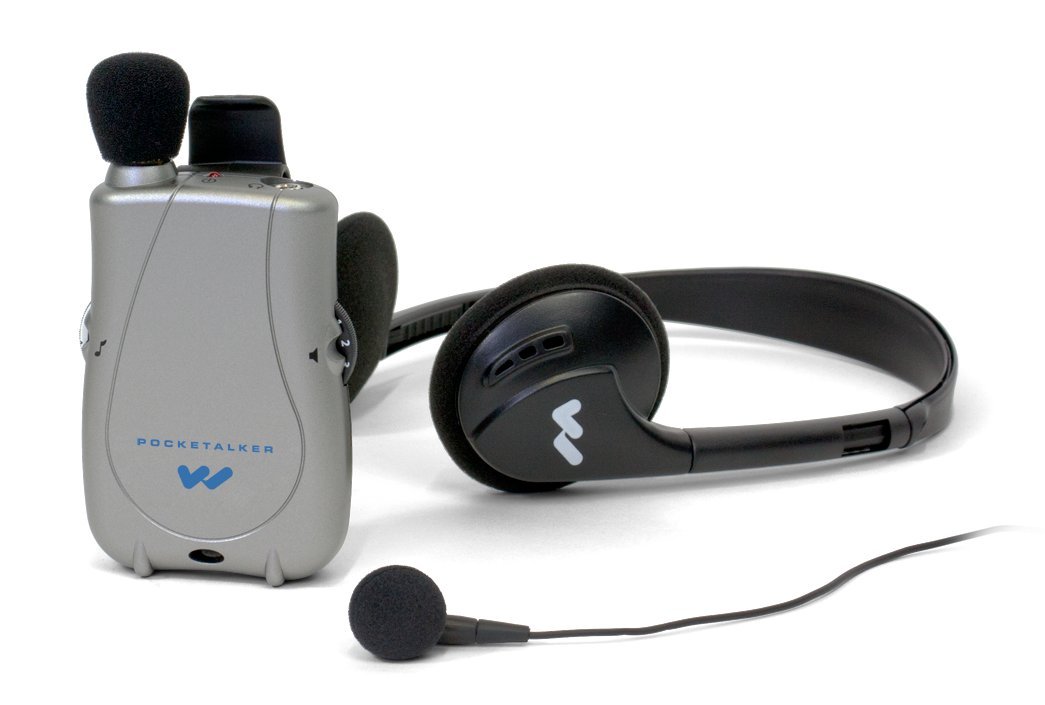 Williams Sound PKT D1 H26 Pocketalker Ultra 配备后戴式耳机、200 小时电池续航时间、可调节音调和音量控制、可容纳各种入耳式耳机和头戴式耳机选项