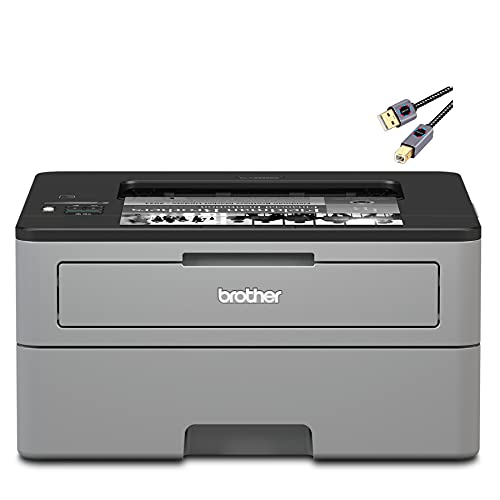 Brother Premium L-2325DW 系列紧凑型单色激光打印机 I 无线 I 移动打印 I 自动双...