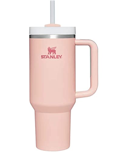Stanley Quencher H2.0 FlowState 玻璃杯 40 盎司（粉色黄昏）...