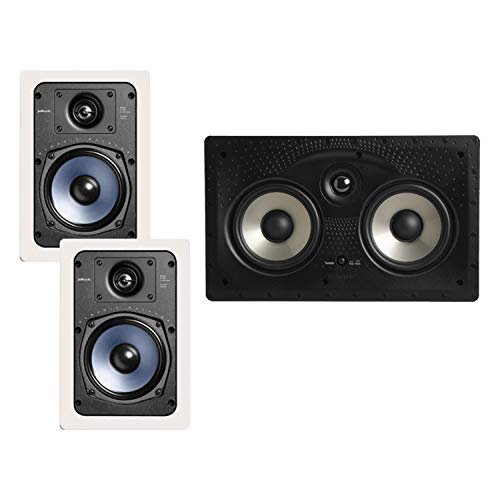 Polk Audio RC55i 2 路入墙式扬声器（一对，白色）