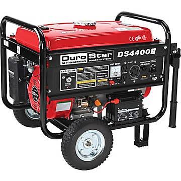 DuroMax Durostar DS4400E，3500 运行瓦/4400 启动瓦，燃气动力便携式发电机