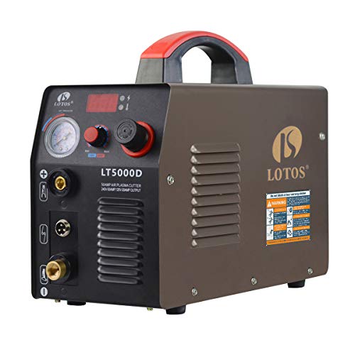 LOTOS LT5000D 50A 空气逆变器等离子切割机双电压 110/220VAC 1/2' 清洁切割