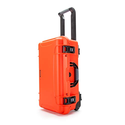 Nanuk 935带轮和衬垫分隔板的防水便携硬盒-橙色...