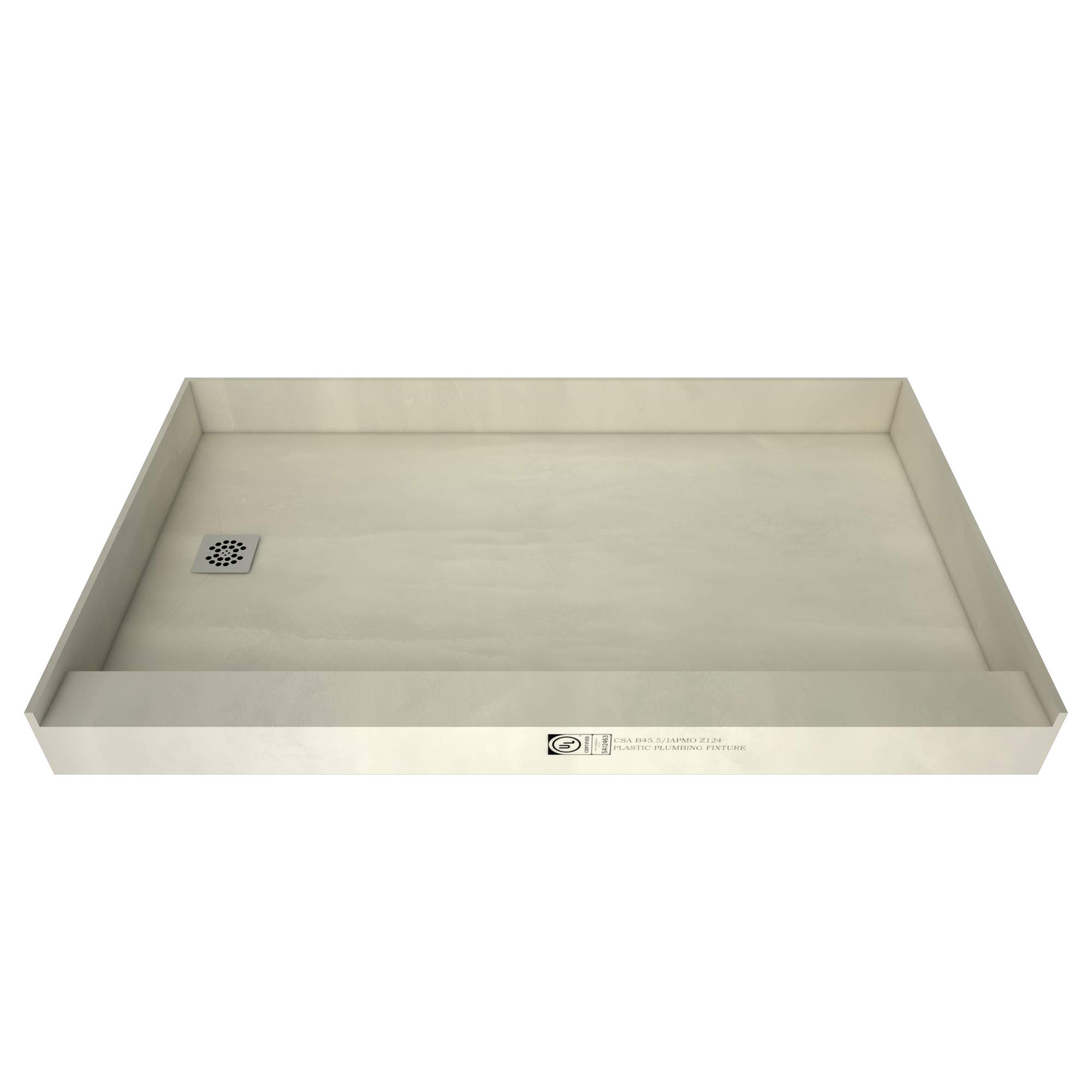 Tile Redi B3760L-SCSQPVZ Redi Base Shower Pan, 6...