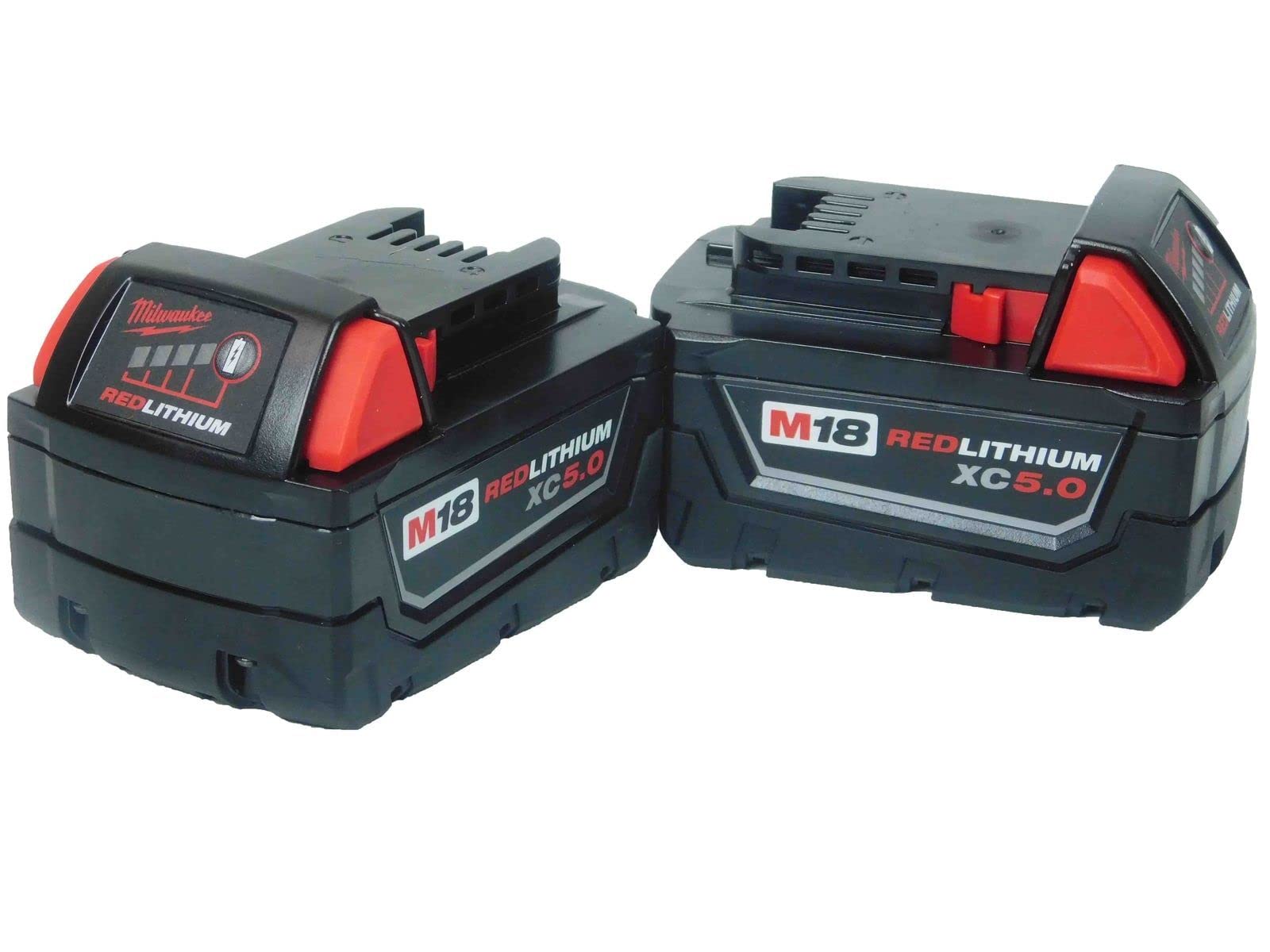 Milwaukee M18 48-11-1850 5.0 AH 电池 5.0 18V 48-11-1852（2 块）