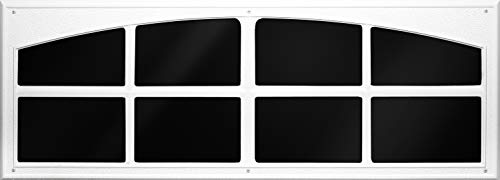 Coach House Accents 标志性 Dcor 模拟车库门窗（每个套件 2 个窗户）- 白色 - 型号 AP143199