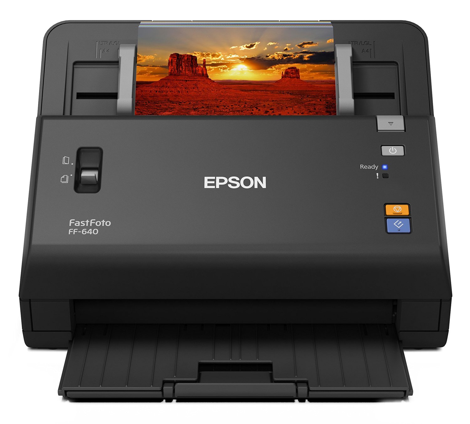 Epson FastFoto FF-640带有自动照片进纸器的高速照片扫描系统