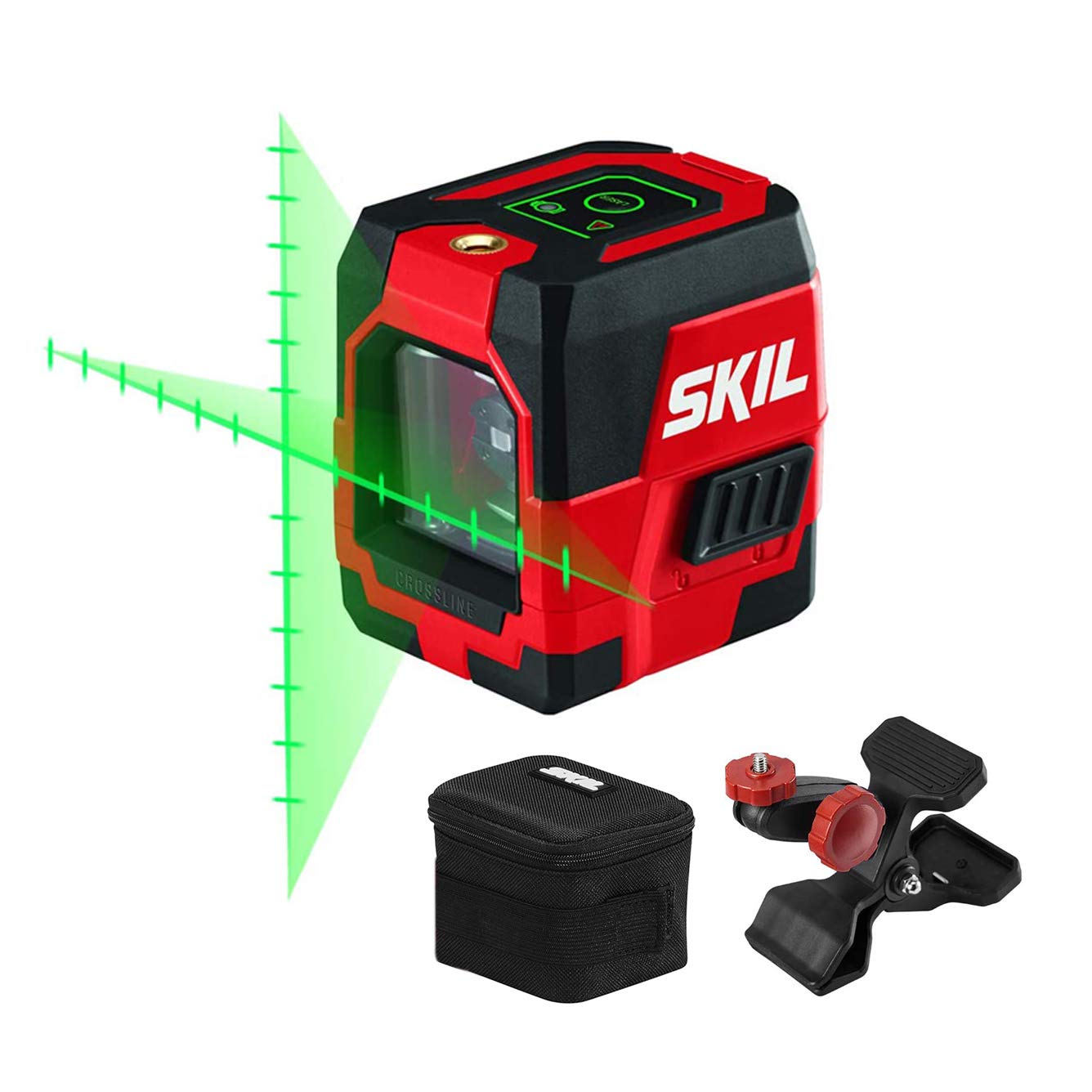 Skil 带投影测量标记的自调平绿色十字线激光器
