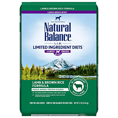 Natural Balance LID 有限成分饮食大型犬咬干狗粮含谷物