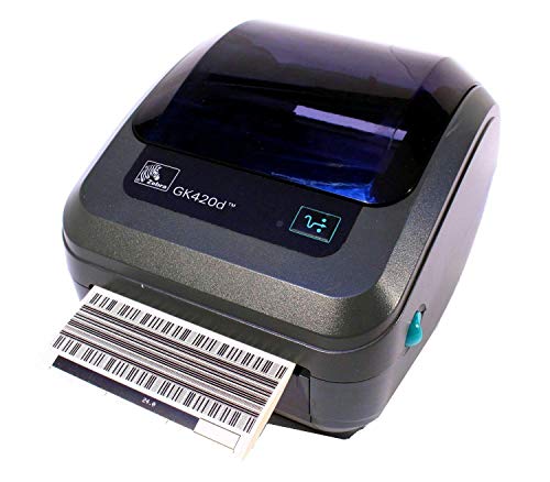 ZebraNet Zebra GK420d GK42-202510-000 热敏条码标签打印机 并行 USB 203 dpi