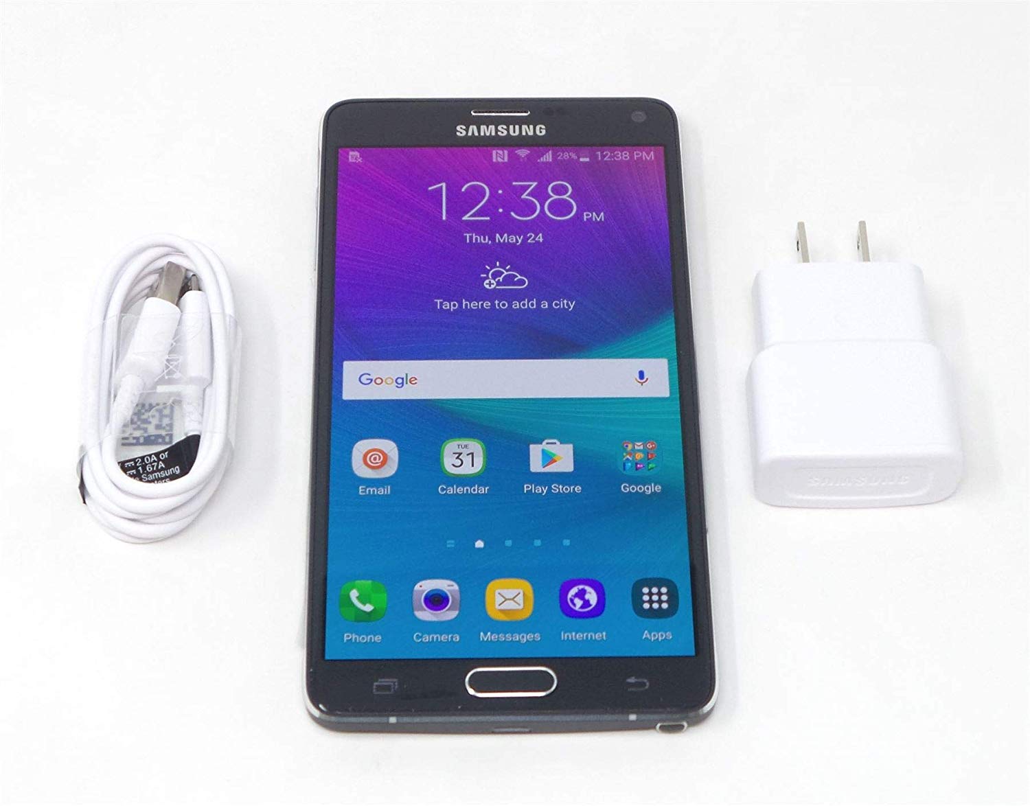 Samsung Galaxy Note 4 N910A 32GB解锁GSM 4G LTE智能手机黑色