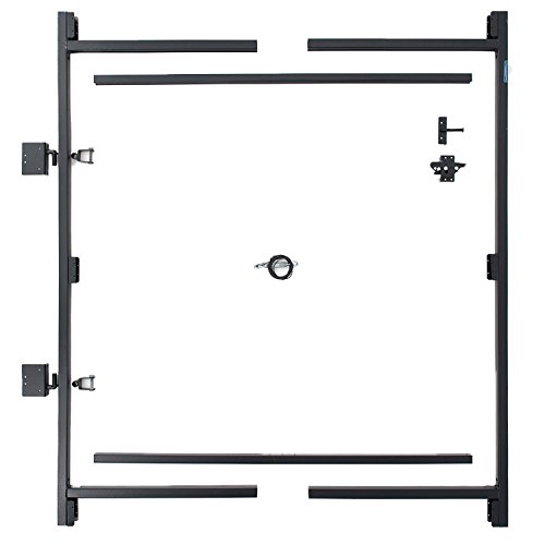 Adjust-A-Gate 钢框架门建筑套件（6'高围栏上方60'-96'宽的开口）