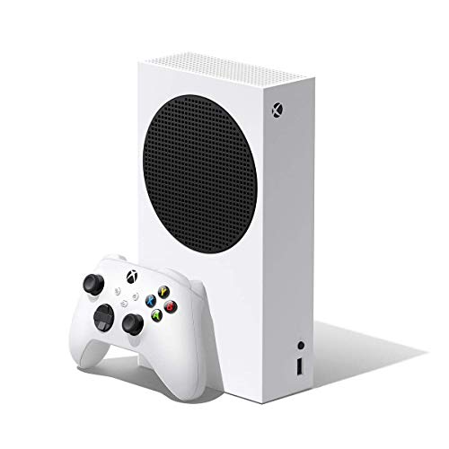 Microsoft Xbox Series S 512GB 游戏全数字游戏机 + 1 个 Xbox Wireless1 控制器，白色 - 1440p 游戏分辨率，4K 流媒体播放，WiFi