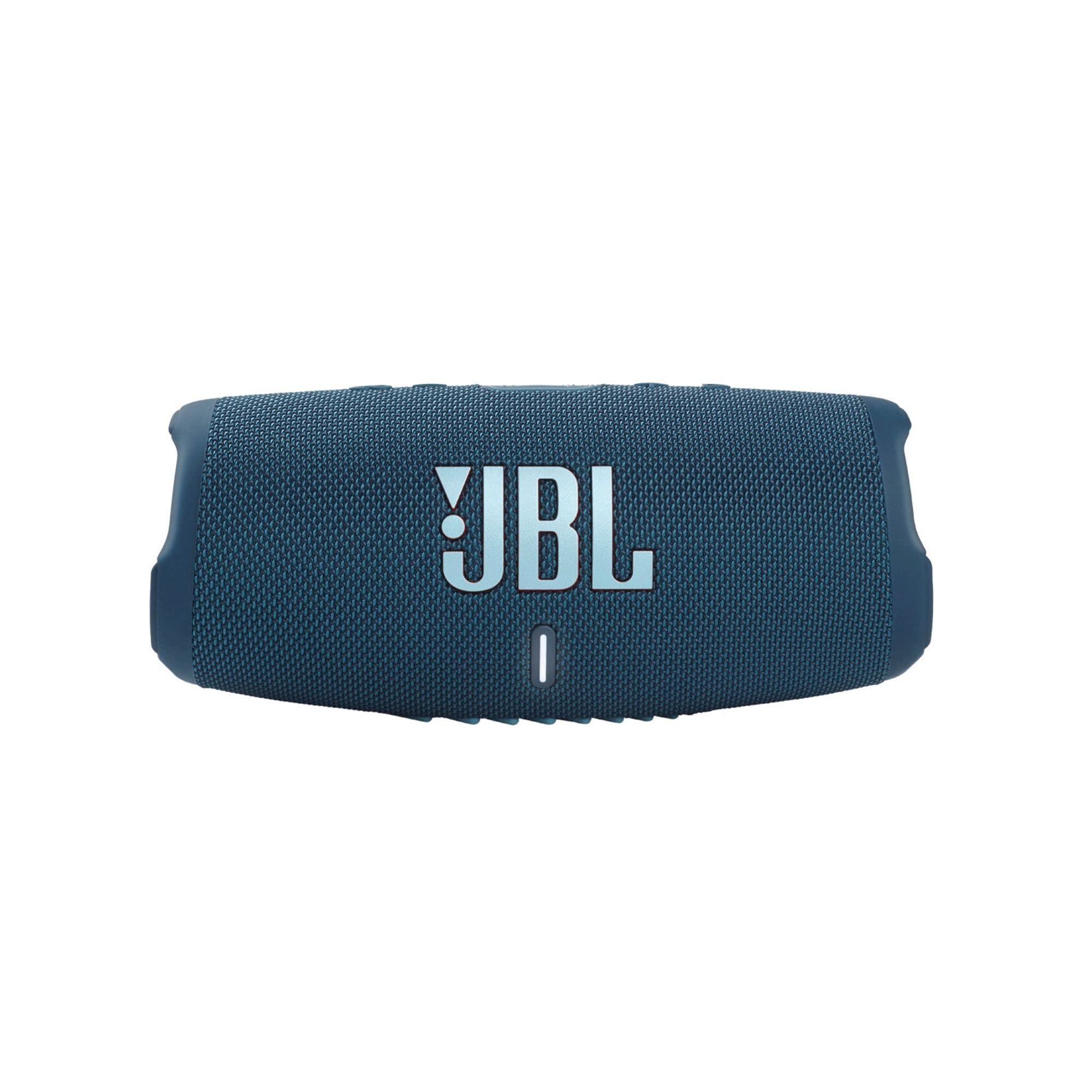 JBL Charge 5 - 便携式蓝牙扬声器，具有 IP67 防水和 USB 充电输出 - 蓝色（续订）...