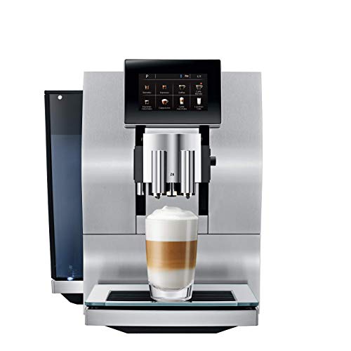 Jura Z8 铝制自动浓缩咖啡和卡布奇诺咖啡机，带触摸屏