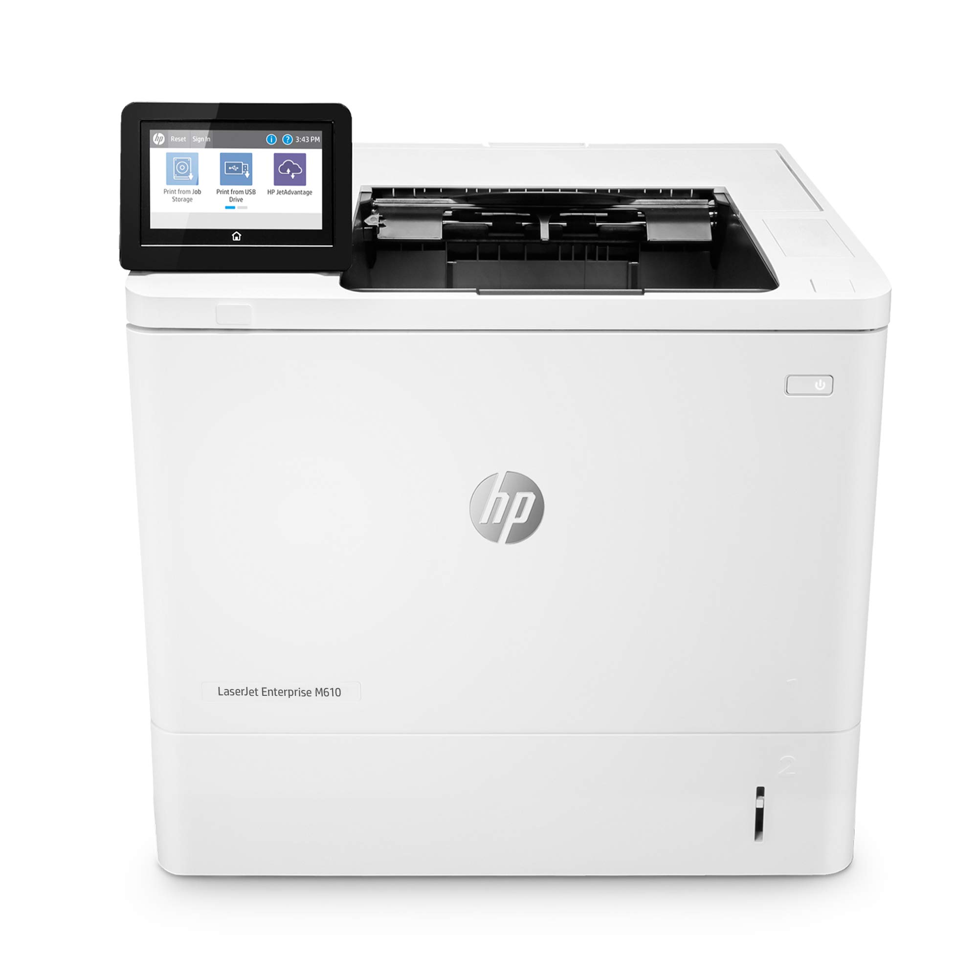 HP 带内置以太网和双面打印功能的 LaserJet Enterprise M610dn 单色打印机 (7PS82A)