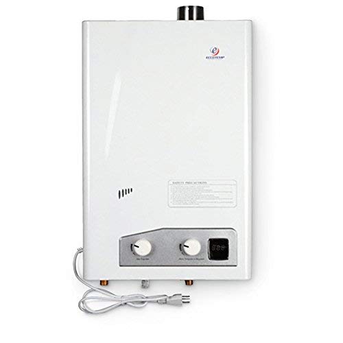 Eccotemp FVI12-LP 液态丙烷气即热式热水器，白色