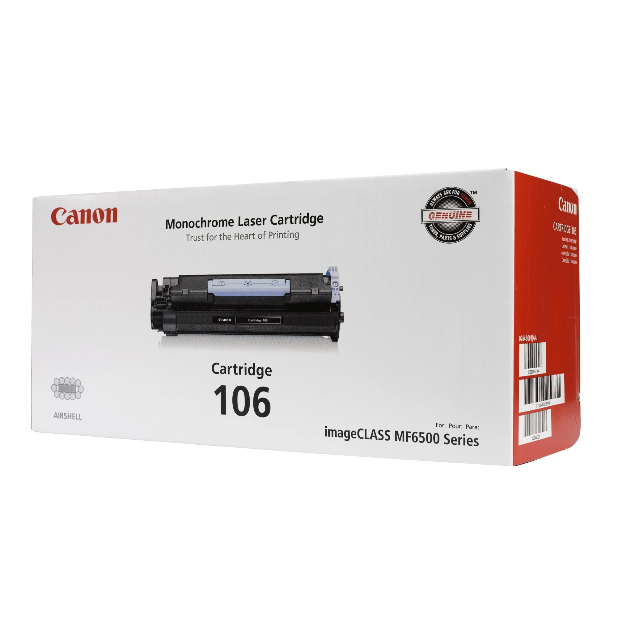 Canon 原装 106 碳粉盒 - 黑色