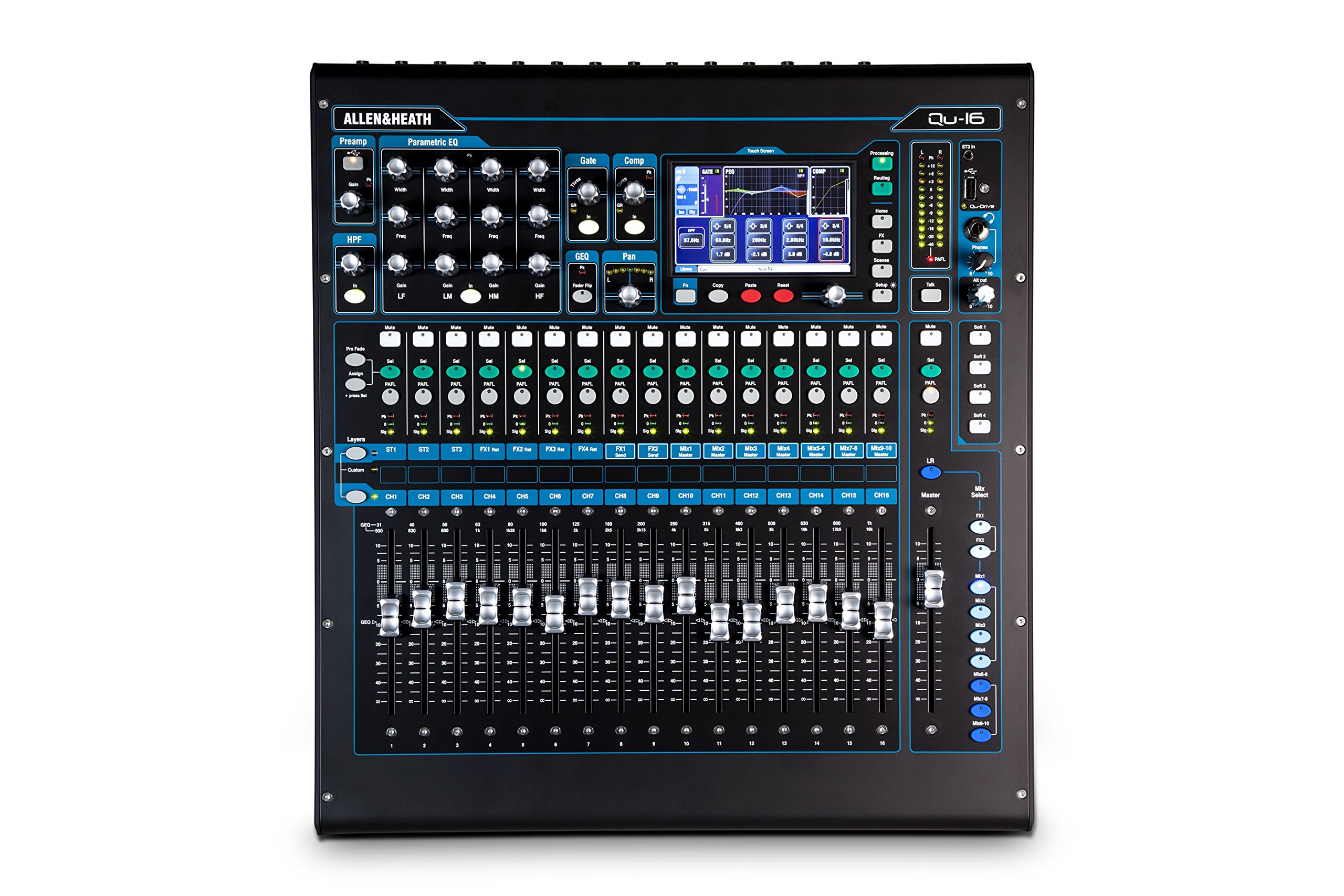 Allen & Heath QU-16C Rack Mountable Compact Digi...