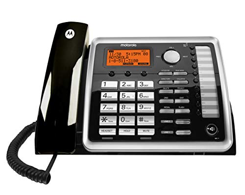 Motorola ML1200 DECT 6.0 可扩展 4 线商务电话系统，带语音信箱